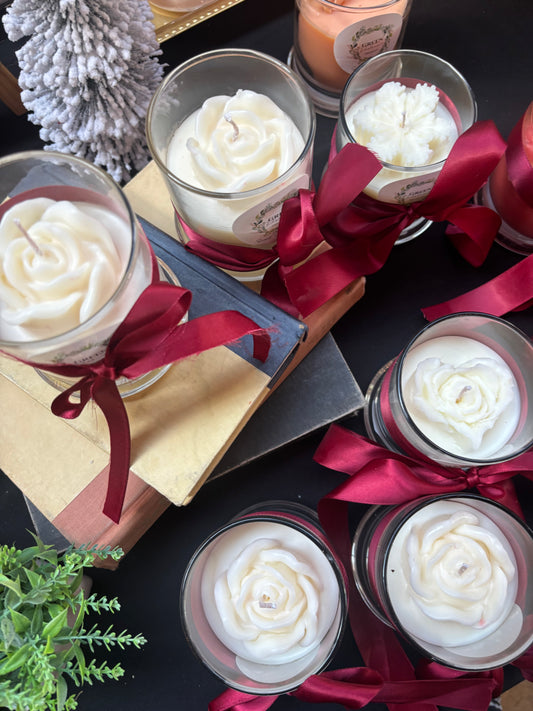 Ribbon Christmas Candles