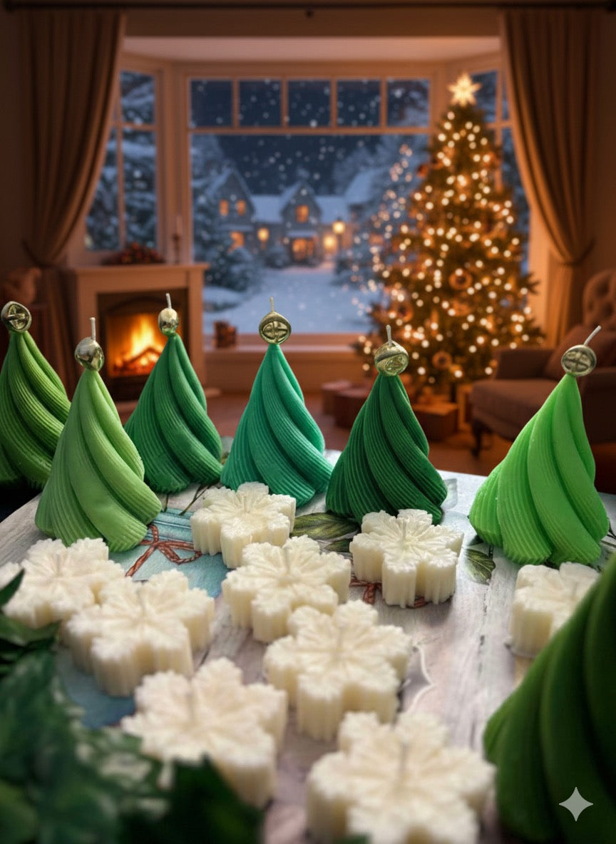 Christmas Tree & Snowflake